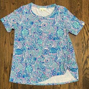 EUC Simply Southern Beach Print Top Small
